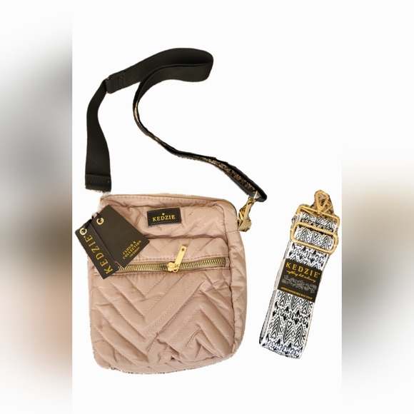 Handbags - 3 Piece Bag Set With Interchangeable Straps